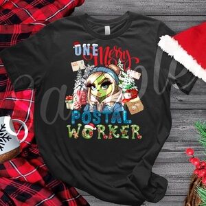 USPS postal worker christmas shirt